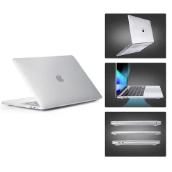 Laptop Case with Keyboard Cover and Screen Protector, Clear, Plastic (TP-CYCL-MP13ST)<TechProtectus Online