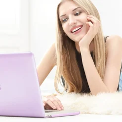 Laptop Case with Keyboard Cover and Screen Protector, Light Purple, Plastic (TP-LP-K-MA13M1)<TechProtectus Outlet