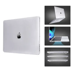 Laptop Case with Keyboard Cover and Screen Protector, Clear, Plastic (TP-CYCL-MP14ST)<TechProtectus Best