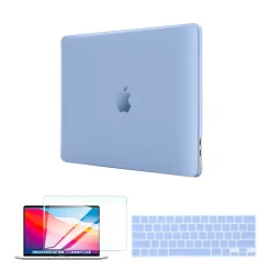 Laptop Case with Keyboard Cover and Screen Protector, Light Blue, Plastic (TP-SB-K-MP13M1)<TechProtectus Discount