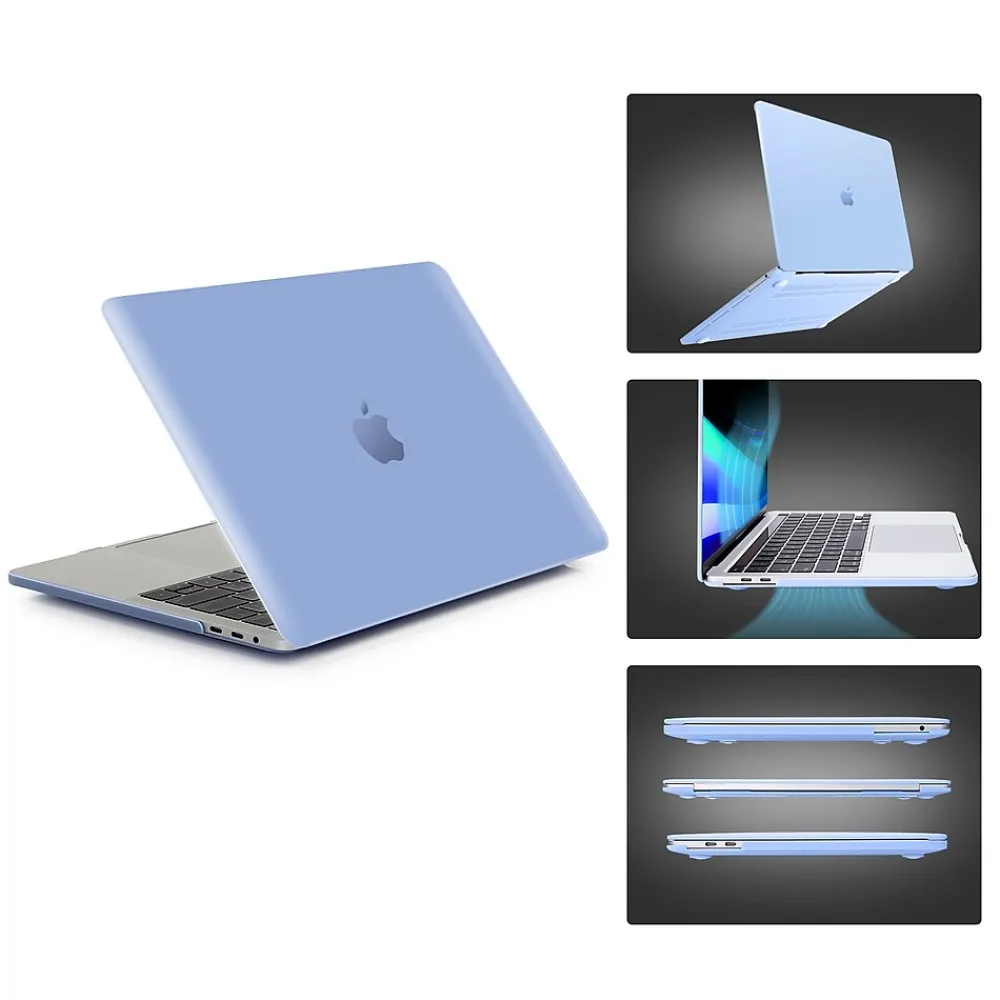Laptop Case with Keyboard Cover and Screen Protector, Light Blue, Plastic (TP-SB-K-MP13M1)<TechProtectus Discount