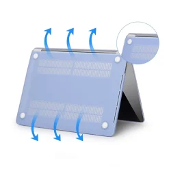 Laptop Case with Keyboard Cover and Screen Protector, Light Blue, Plastic (TP-SB-K-MP13M1)<TechProtectus Discount