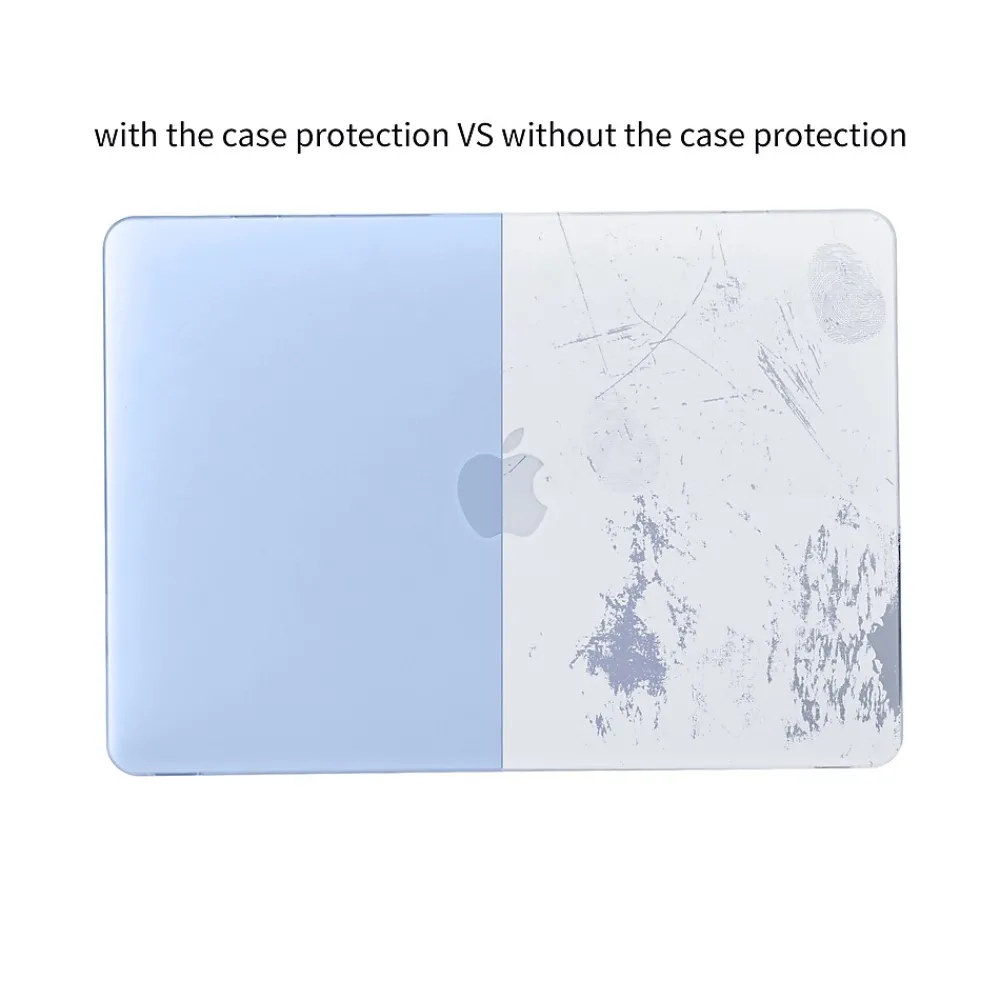 Laptop Case with Keyboard Cover and Screen Protector, Light Blue, Plastic (TP-SB-K-MP13M1)<TechProtectus Discount