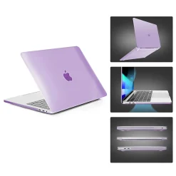 Laptop Case with Keyboard Cover and Screen Protector, Light Purple, Plastic (TP-LP-K-MP13M1)<TechProtectus