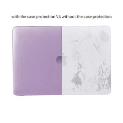 Laptop Case with Keyboard Cover and Screen Protector, Light Purple, Plastic (TP-LP-K-MP13M1)<TechProtectus