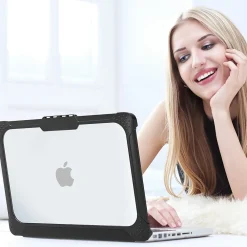 Rugged Laptop Case, Clear, Plastic (TP-RCL-MA13MA)<TechProtectus