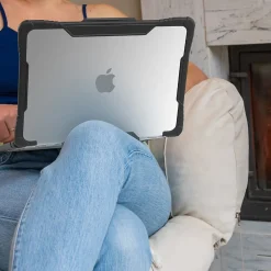 Rugged Laptop Sleeve with Keyboard Cover for Apple 13.6 Macbook Air 2022 M2, Clear (TP-RCL-MA13M2)<TechProtectus Best