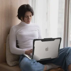 Rugged Laptop Sleeve with Keyboard Cover for Apple 13.6 Macbook Air 2022 M2, Clear (TP-RCL-MA13M2)<TechProtectus Best