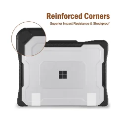 ShockProof 12.4" Laptop Case for Microsoft Surface Laptop Go 3/2/1, Shock-Absorbing, Black (TP-MS-GO123)<TechProtectus Clearance
