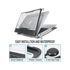 Ultra Light Laptop Case, Black, Plastic (TP-HCL-MP13M1)<TechProtectus Sale