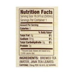Tejava Original Unsweetened Black Tea, 16.9 Fl. oz., 12/Pack (313-00005)