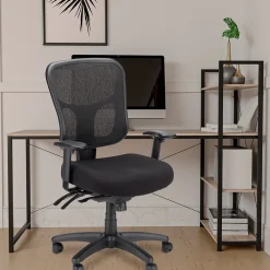 Office Chairs*Tempur-Pedic Ergonomic Mesh Swivel Task Chair, Black (TP8000)