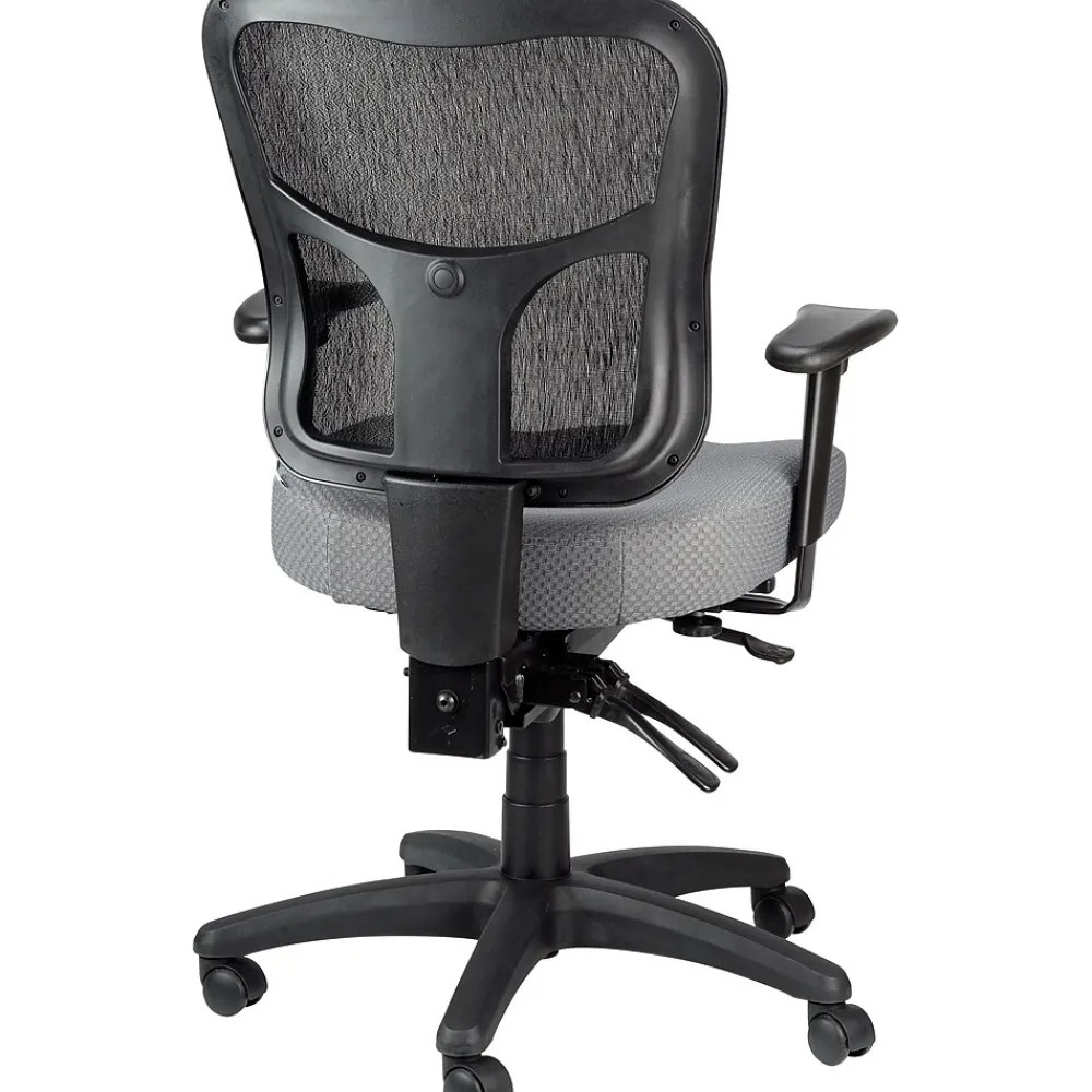 Office Chairs*Tempur-Pedic ® Ergonomic Mesh Mid-Back Task Chair, Gray (TP8000-GREY)