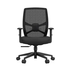 Office Chairs*Tempur-Pedic ProTask Mesh/Fabric Swivel Executive Task Chair, Black (TP-PROTASK-BLK)