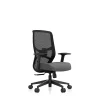 Office Chairs*Tempur-Pedic ProTask Mesh/Fabric Swivel Executive Task Chair, Grey (TP-PROTASK-GRY)