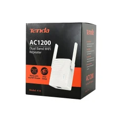 Online Tenda A18 Adapter AC1200 Wireless Dual Band WiFi Repeater, White