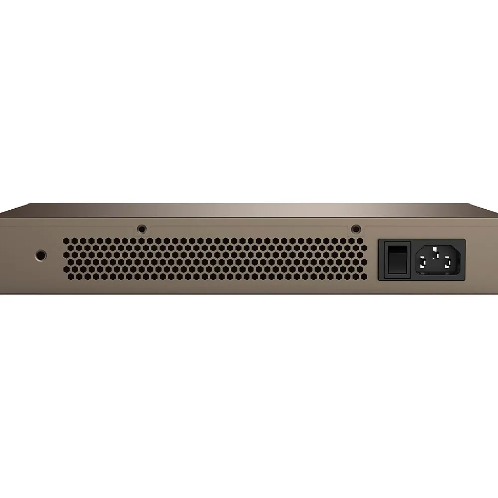 Tenda TEG1024D 24-Port Gigabit Ethernet Unmanaged Switch, Up to 2000 Mbps, Brown (TEG1024D)