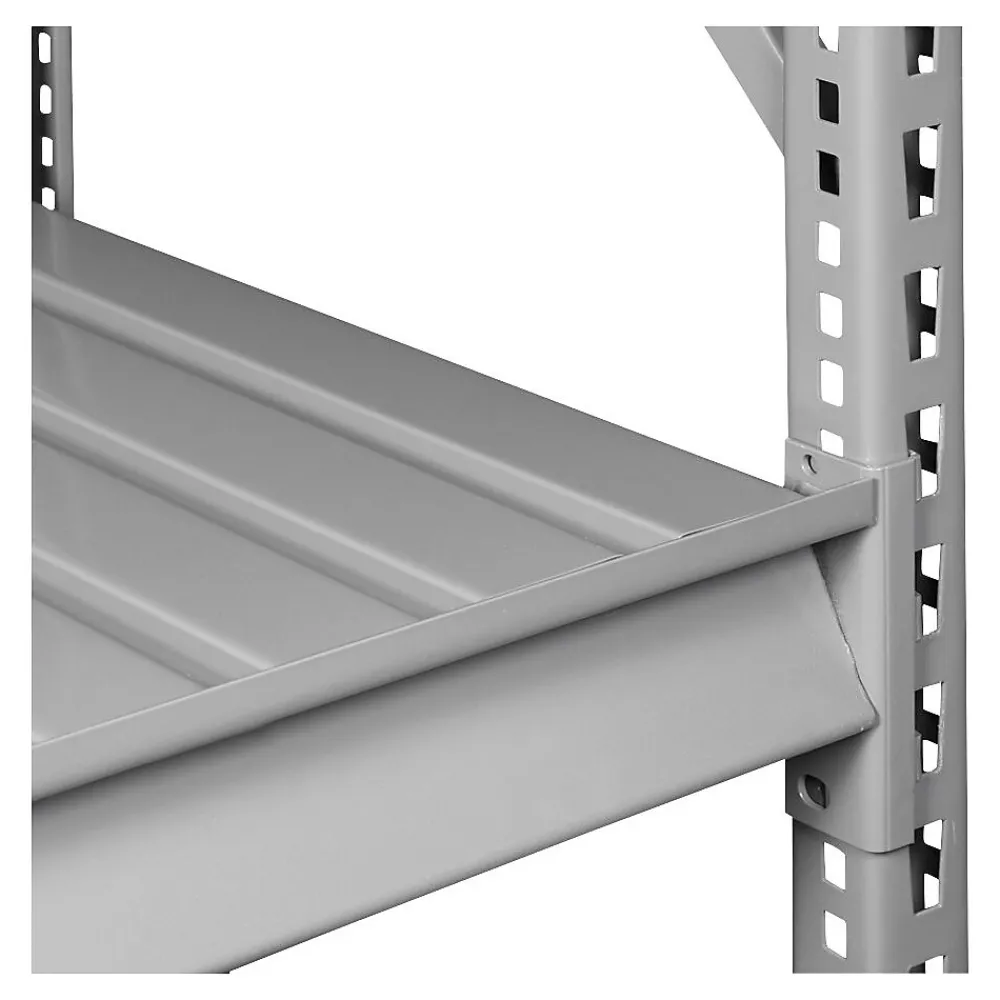 Shelving*Tennsco Corrugated Steel Decking Shelf, Supports 2,750 lb., Medium Grey, 72"W x 24" (DTNN-BSD-7224)