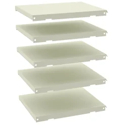 Storage Cabinets*Tennsco Extra Tray for Legal Size Literature Sorter, Putty, 6/8"H x 9 1/4"W x 14 1/8"D, 5/Ct