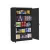 Storage Cabinets*Tennsco Jumbo 78" Steel Storage Cabinet with 4 Shelves, Black (J2478SU-BLK)