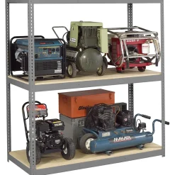 Shelving*Tennsco Z-Line Long Span Shelving Unit, Supports 6,000 lb., Medium Grey, 84"H x 60"W x 24"D (TNN-ZL7-6030-3D)