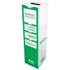 Cardboard Plastic Packaging Recycling Box, 10.47 Gallon, White and Green (289)<TerraCycle Best