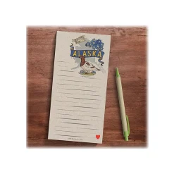 Notepads|TF Publishing Alaska Memo Pad, 4" x 8", Multicolor, 26 Sheets/Pad, 1 Pad/Pack (99-ALASMP)