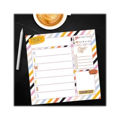 Notepads|TF Publishing Super Stripe Memo Desk Pad, 7.75