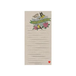 Notepads|TF Publishing Washington Memo Pad, 4" x 8", Lined, Kraft, 52 Sheets/Pad, 1 Pad/Pack (99-WASHMP)