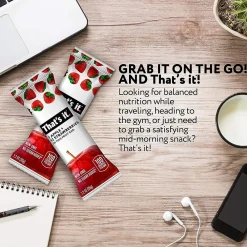 Thats it. THAT'S IT Gluten Free Apple & Strawberry Nutrition Bar, 1.2 oz., 12 Bars/Box (307-00238)
