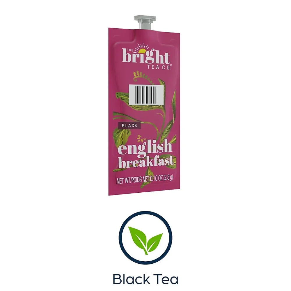 Bright Tea The Co. English Breakfast Black Tea, Flavia Freshpack, 100/Carton (MDRB507)