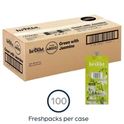 Bright Tea The Co. Green Tea, Flavia Freshpack, 100/Carton (MDRB503)