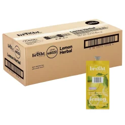Bright Tea THE CO. Lemon Herbal Tea FLAVIA Freshpacks, 100/Carton (B502)