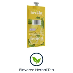 Bright Tea THE CO. Lemon Herbal Tea FLAVIA Freshpacks, 100/Carton (B502)