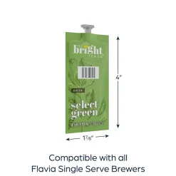 Bright Tea The Co. Select Green Tea, Flavia Freshpack, 100/Carton (MDRB508)