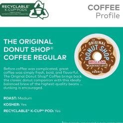 The Original Donut Shop Coffee Keurig® K-Cup® Pods, Medium Roast, 24/Box (60052-101)