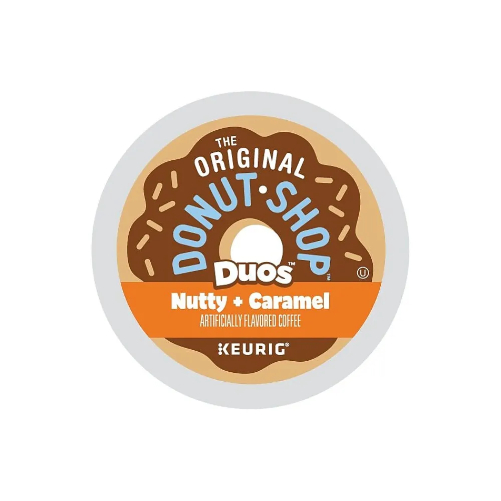 The Original Donut Shop Nutty + Caramel Coffee, Medium Roast, 0.34 oz. Keurig® K-Cup® Pods, 24/Box (374764)