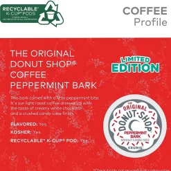 The Original Donut Shop Peppermint Bark Coffee Keurig® K-Cup® Pods, Light Roast, 24/Box (5000201015)