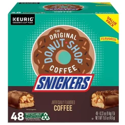 The Original Donut Shop Snickers Coffee Keurig® K-Cup® Pods, Light Roast, 48/Box (5000373541)