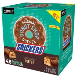 The Original Donut Shop Snickers Coffee Keurig® K-Cup® Pods, Light Roast, 48/Box (5000373541)