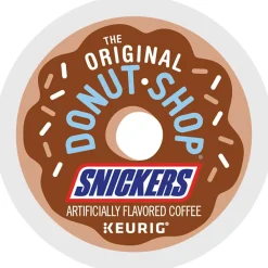 The Original Donut Shop Snickers Coffee Keurig® K-Cup® Pods, Light Roast, 96/Carton (5000367239CT)