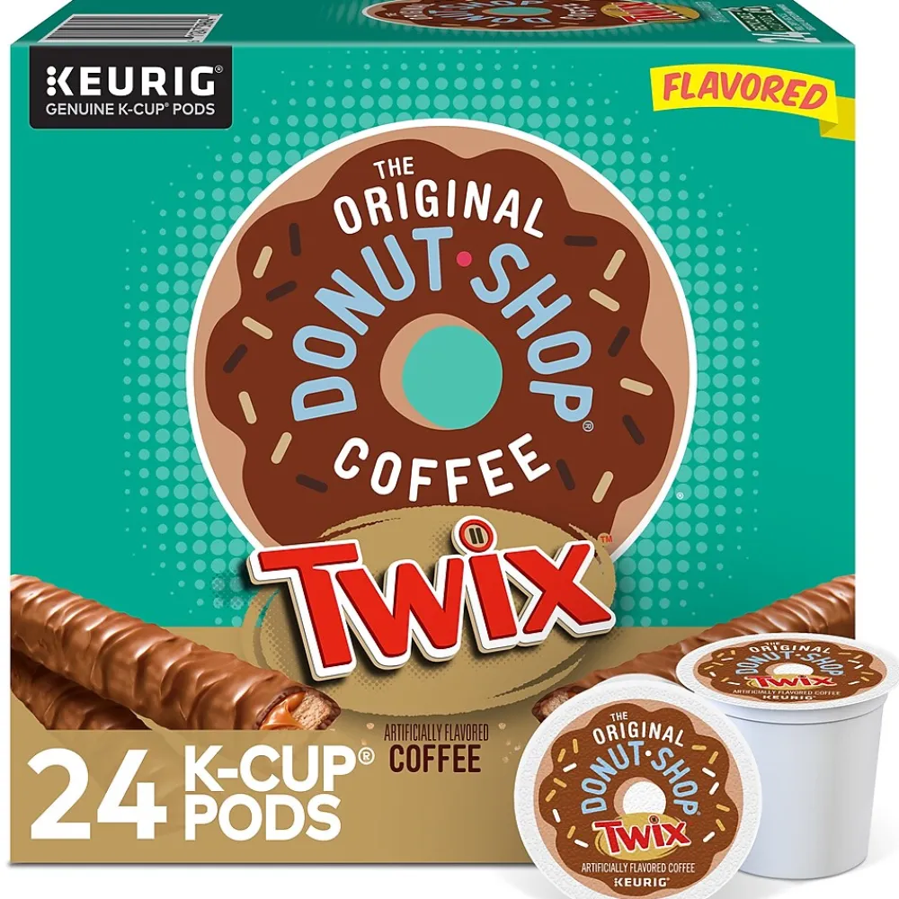 The Original Donut Shop Twix Coffee Keurig® K-Cup® Pods, Medium Roast, 24/Box (5000368824)