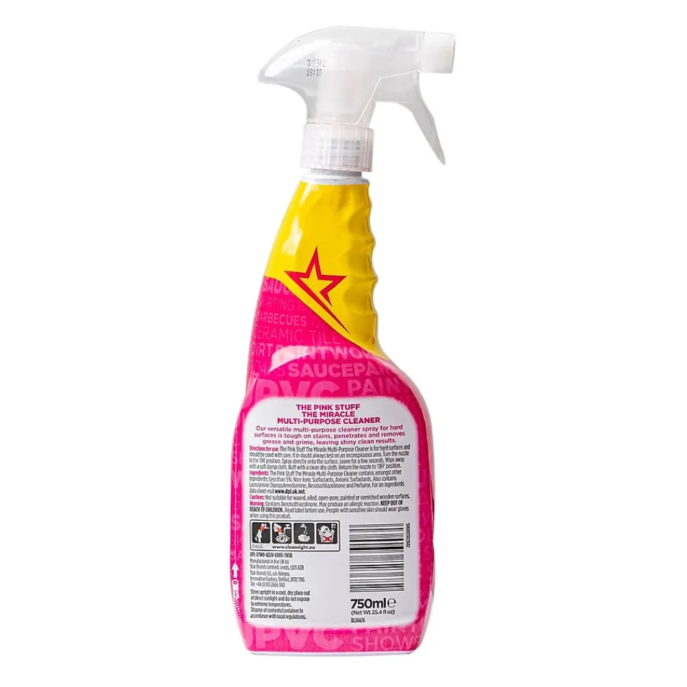 Miracle Multipurpose Cleaner & Degreaser Spray, 25.4 Fl Oz. (82382)<The Pink Stuff Sale