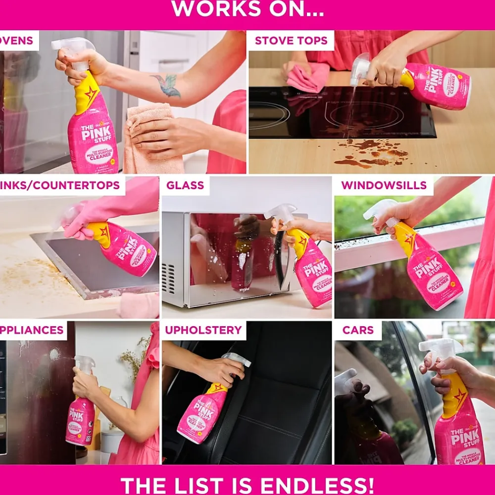 Miracle Multipurpose Cleaner & Degreaser Spray, 25.4 Fl Oz. (82382)<The Pink Stuff Sale