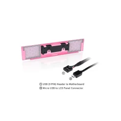 Thermaltake 3.9'' LCD Panel Display Kit, Bubble Pink (AC-067-OOANAN-A1)