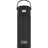 Thermos FUNtainer Stainless Steel Vacuum Insulated Water Bottle, 16 oz., Black (THRF41101DB6)
