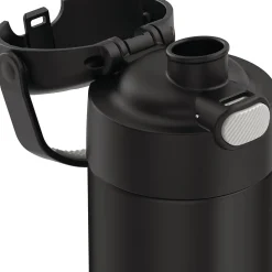 Thermos FUNtainer Stainless Steel Vacuum Insulated Water Bottle, 16 oz., Black (THRF41101DB6)