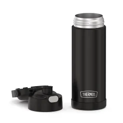 Thermos FUNtainer Stainless Steel Vacuum Insulated Water Bottle, 16 oz., Black (THRF41101DB6)