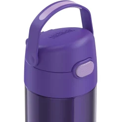 Thermos FUNtainer Stainless Steel Vacuum Insulated Water Bottle, 12 oz., Purple (THRF4100PU6)