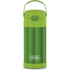 Thermos FUNtainer Stainless Steel Vacuum Insulated Water Bottle, 12 oz., Lime (THRF4100LM6)